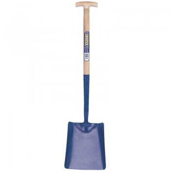 Solid Forged Square Mouth Shovel with Ash Shaft