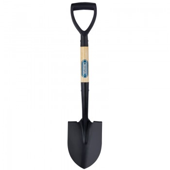 Round Point Mini Shovel with Wood Shaft Round Point Mini Shovel with Wood Shaft