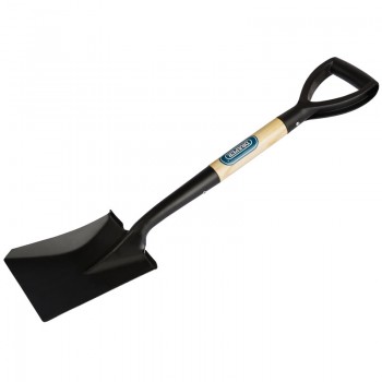 Square Mouth Mini Shovel with Wood Shaft