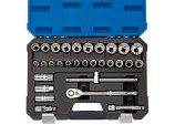 Metric Socket Set, 1/2&rdquo; Sq. Dr. (30 Piece)