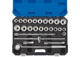 Combined MM/AF Socket Set, 3/4&rdquo; Sq. Dr. (26 Piece)