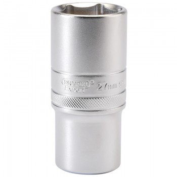 6 Point Metric Deep Socket, 1/2&rdquo; Sq. Dr., 27mm