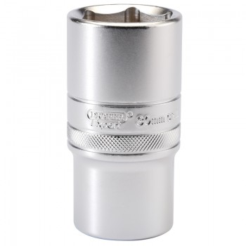 6 Point Metric Deep Socket, 1/2&rdquo; Sq. Dr., 30mm