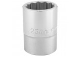 12 Point Socket, 3/4&rdquo; Sq. Dr., 26mm
