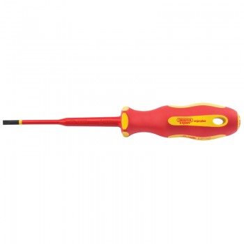 XP1000 VDE Slimline Plain Slot Screwdriver, 4.0 x 100mm