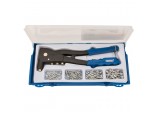Hand Riveter Kit for Aluminium Rivets, 1 x Case