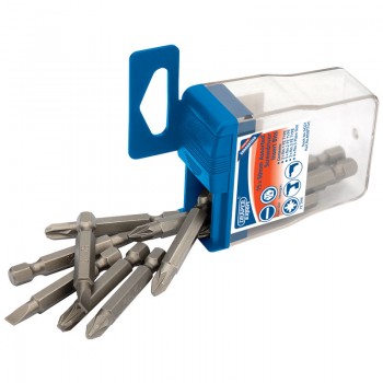 Assorted Insert Bits in Plastic Storage Case, 1/4&rdquo; Hex (15 Piece)