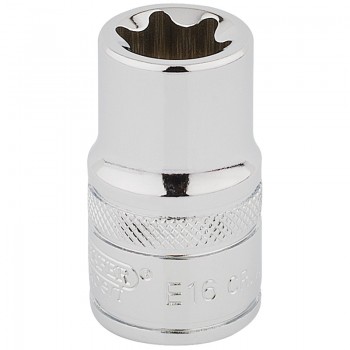 Draper TX-STAR® Socket, 1/2” Sq. Dr., E16 Draper TX-STAR® Socket, 1/2” Sq. Dr., E16