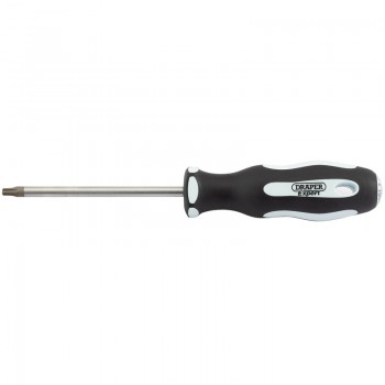 Draper TX-STAR® Security Soft Grip Screwdriver, T27T x 100mm Draper TX-STAR® Security Soft Grip Screwdriver, T27T x 100mm