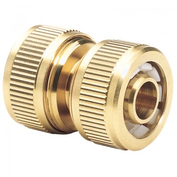 Brass Hose Repair Connector, 1/2” Brass Hose Repair Connector, 1/2”