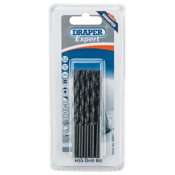 HSS Drill Bit, 5.5mm (Pack of 10) HSS Drill Bit, 5.5mm (Pack of 10)