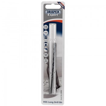 HSS Extra Long Drill Bit, 3.5 x 100mm