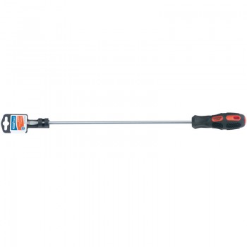 Plain Slot Flared Tip Long Reach Screwdriver, 9.5 x 250mm