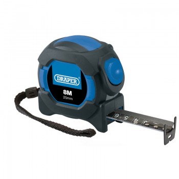 Auto Lock Measuring Tape, 8m/26ft, 25mm