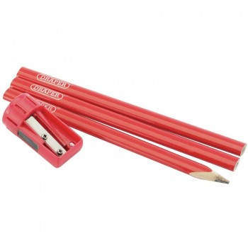 Carpenter&rsquo;s Pencil and Sharpener Set