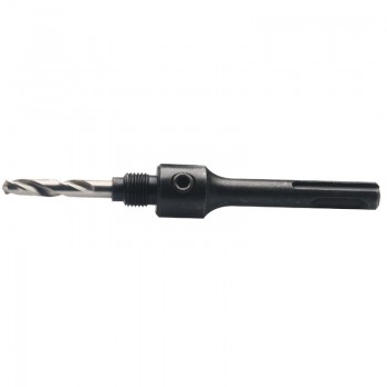 Simple Arbor with SDS+ Shank and HSS Pilot Drill for 14 - 30mm Holesaws, 5/16&rdquo; Thread