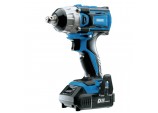 D20 20V Brushless Impact Wrench, 1/2&rdquo; Sq. Dr., 250Nm, 2 x 2.0Ah Batteries, 1 x Charger