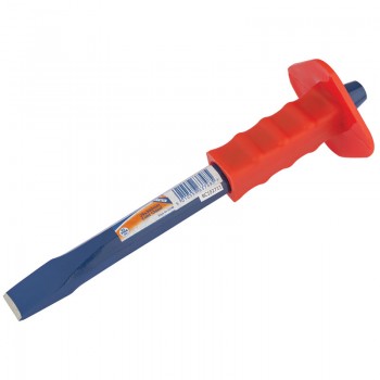 Octagonal Shank Cold Chisel with Hand Guard, 25 x 300mm (Sold Loose)