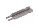 Plain Slot Insert Bit, 5.5mm, 1/4&rdquo; Hex, 25mm Long (Pack of 5)