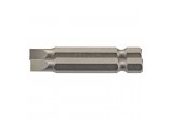 Plain Slot Insert Bit, 5.5mm, 1/4&rdquo; Hex, 50mm Long (Pack of 2)