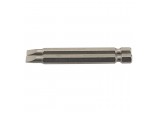 Plain Slot Insert Bit, 5.5mm, 1/4&rdquo; Hex, 75mm Long (Pack of 2)