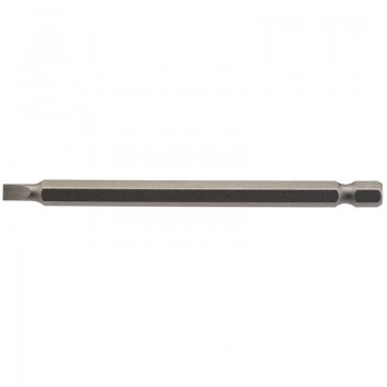 Plain Slot Insert Bit, 4.5mm, 1/4” Hex, 100mm Long (Pack of 1) Plain Slot Insert Bit, 4.5mm, 1/4” Hex, 100mm Long (Pack of 1)