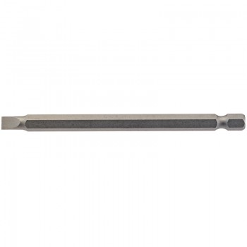 Plain Slot Insert Bit, 5.5mm, 1/4&rdquo; Hex, 100mm Long (Pack of 1)