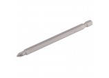 PZ Type Insert Bit, 1/4&rdquo; Hex, 100mm Long, No.1 (Pack of 1)