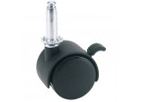 Nylon Castor with Brake, 40mm Diameter, S.W.L. 25kg