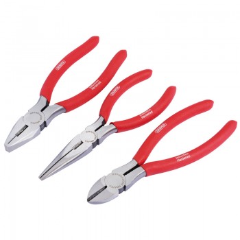 Pliers Set with PVC Dipped Handles, 160mm (3 Piece) Pliers Set with PVC Dipped Handles, 160mm (3 Piece)