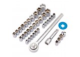 Draper Redline Socket Set, 1/4&rdquo;, 3/8&rdquo; Sq. Dr. (39 Piece)