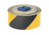 Barrier Tape Roll, 500m x 75mm, Black and Yellow