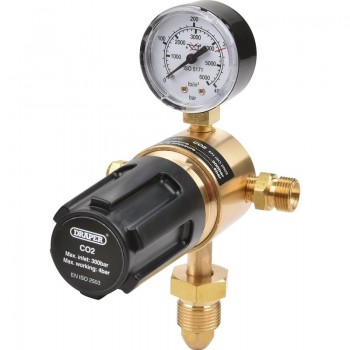 Industrial Gas Bottle Regulator with Single Gauge, 300 bar