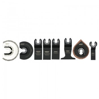 Oscillating Multi-Tool Blade Set Including Ceramics (8 Piece)