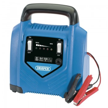 6/12V Battery Charger, 8.4A, 10 - 85Ah