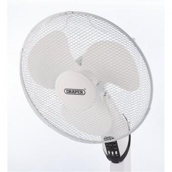 230V Oscillating Wall Mounted Fan with Remote Control, 16&rdquo;/400mm, 3 Speed