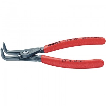 Knipex 49 21 A21 90° External Straight Tip Circlip Pliers, 19 - 60mm Capacity, 165mm Knipex 49 21 A21 90° External Straight Tip Circlip Pliers, 19 - 60mm Capacity, 165mm