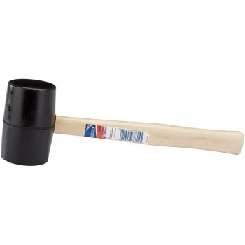 Hardwood Shaft Rubber Mallet, 620g/24oz Hardwood Shaft Rubber Mallet, 620g/24oz