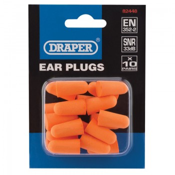 Ear Plugs (Pack of 10 Pairs) Ear Plugs (Pack of 10 Pairs)