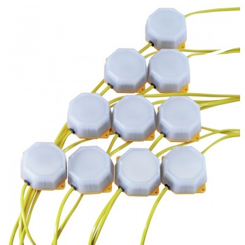 SMD LED Festoon String Lights, 4W, 3,800 Lumens, 22m (Set of 10)
