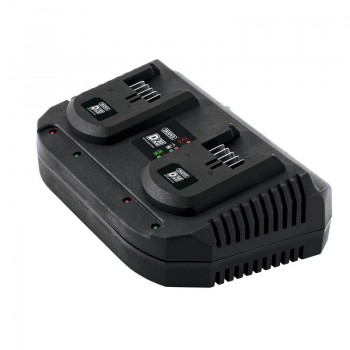 D20 20V Fast Twin Battery Charger, 2 x 3.5A