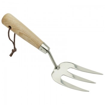 Draper Heritage Stainless Steel Hand Weeding Fork with Ash Handle Draper Heritage Stainless Steel Hand Weeding Fork with Ash Handle