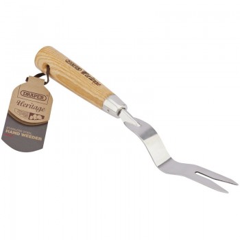 Draper Heritage Stainless Steel Hand Weeder with Ash Handle Draper Heritage Stainless Steel Hand Weeder with Ash Handle