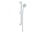 White Shower Rail Set - 60cm