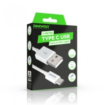 3m USB-A To USB-C Cable - 2a