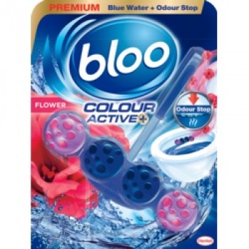 Colour Active Toilet Rim Block - Flower