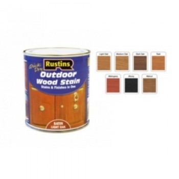 Quick Dry Outdoor Woodstain 500ml - Ebony