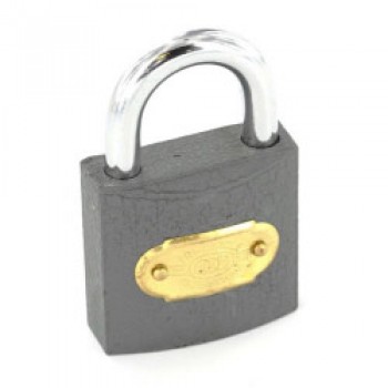 Tricircle Iron Padlock Brass Cylinder - 38mm