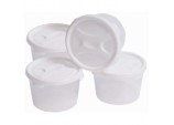 Handy Pots Food Storage Set White - Pack 4