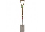 Ash Handle Stainless Steel Border Spade - Length: 95cm